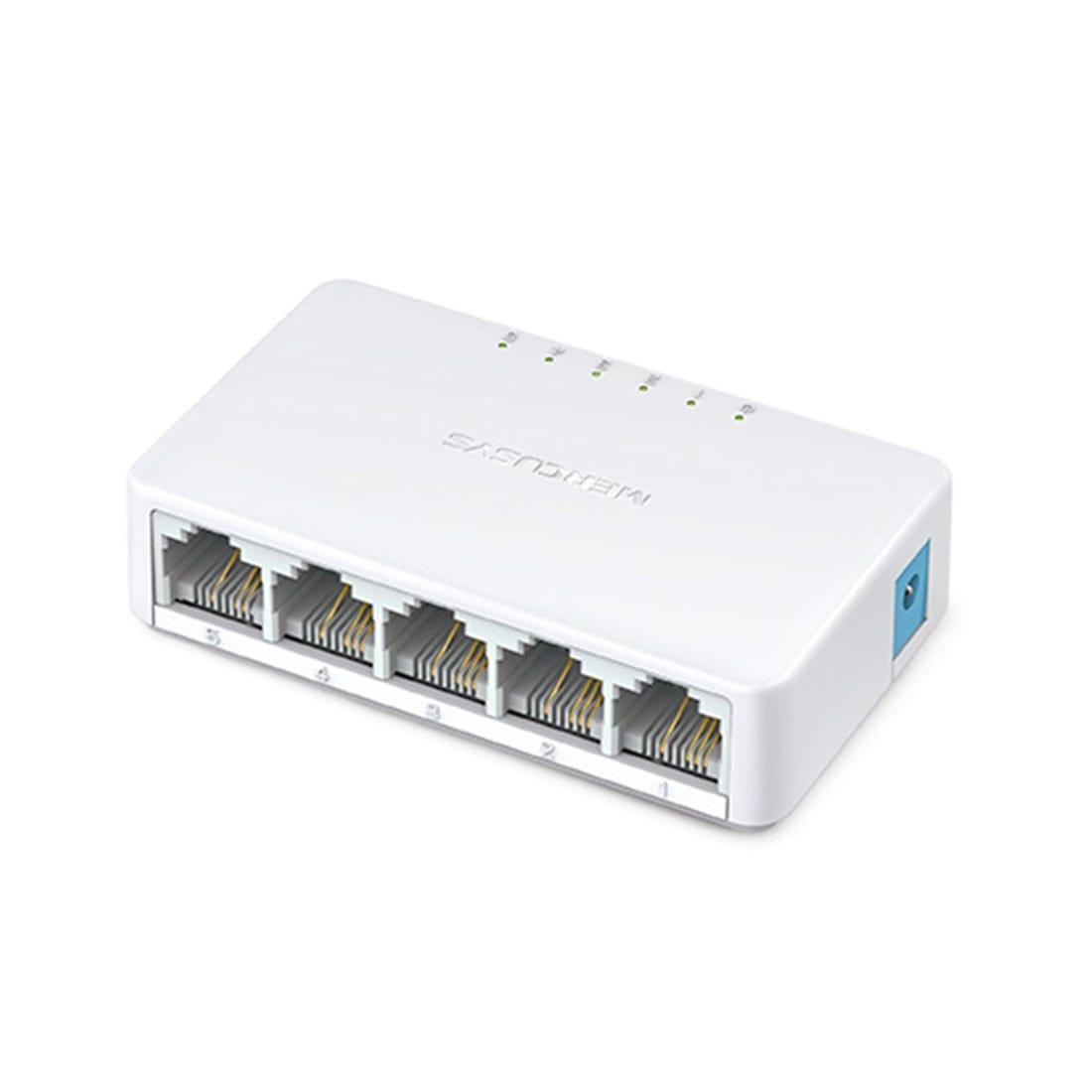 Switch MERCUSYS de Mesa de 5 Portas 10/100Mbps MS105 - MS105 - Mega Market