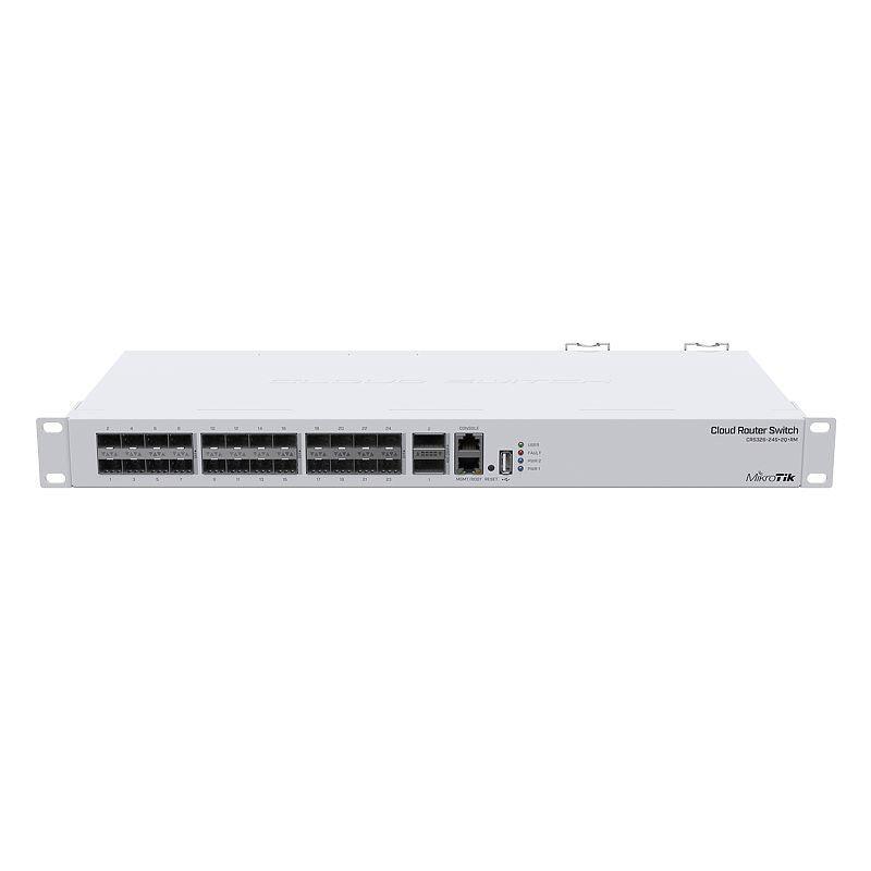 Switch Mikrotik Gigabit 24P +2 QSFP+ - CRS326-24S+2Q+RM - Mega Market