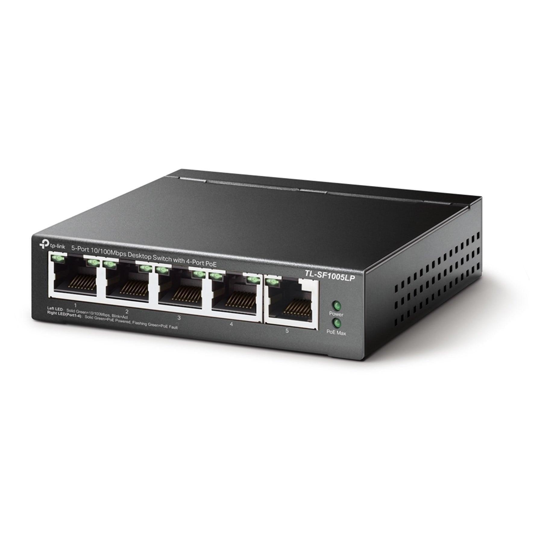 Switch TP-LINK de Mesa 5 Portas 10/100 4P PoE TL-SF1005LP - Mega Market