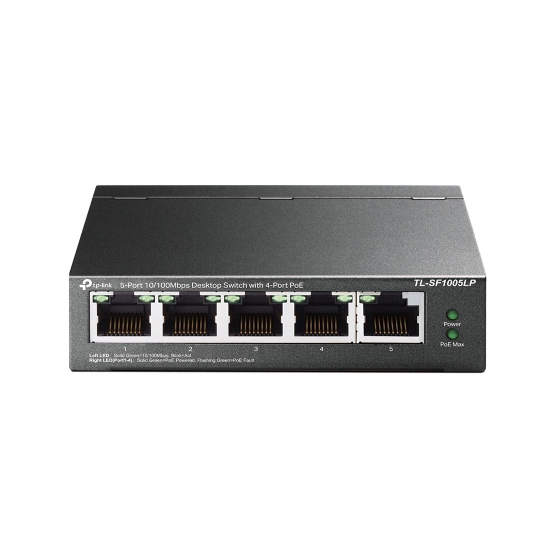 Switch TP-LINK de Mesa 5 Portas 10/100 4P PoE TL-SF1005LP - Mega Market