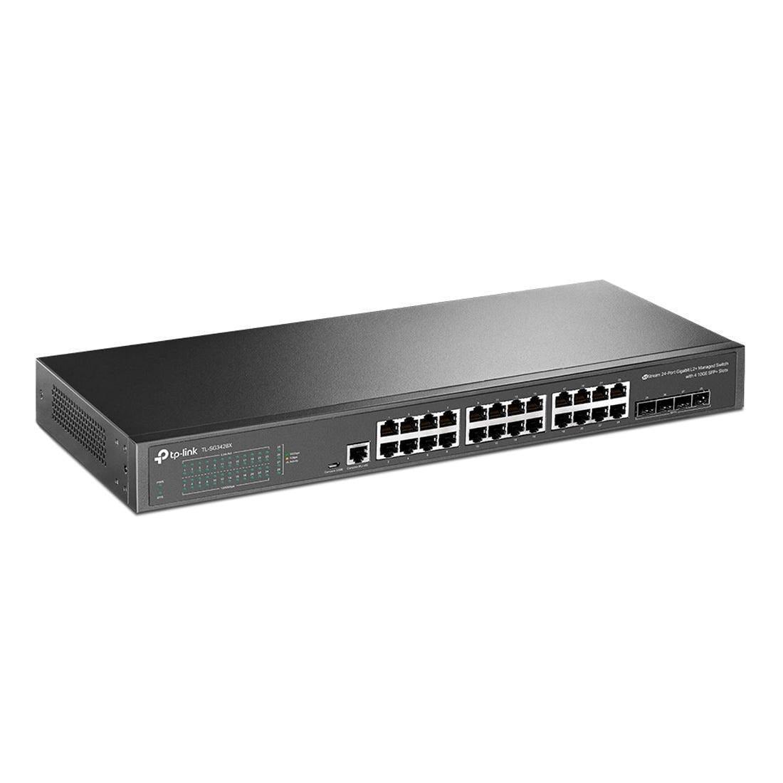 Switch TP-LINK Gigabit 24 Portas e 4 SFP 10GE TL-SG3428X - Mega Market