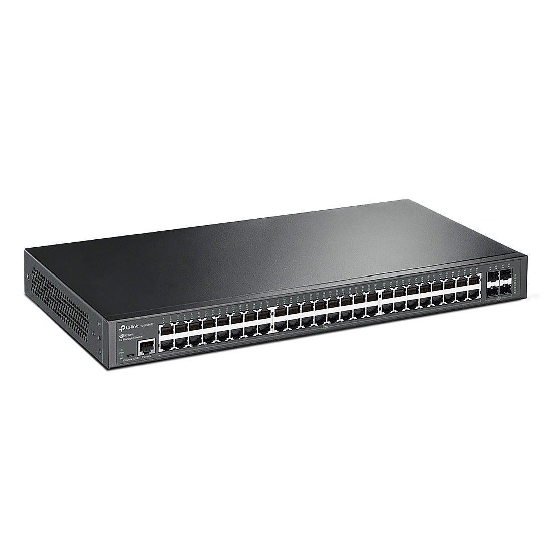 Switch TP-LINK TL-SG3452 48 Portas e 4 SFP - T2600G-52TS - Mega Market