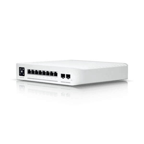 Switch Ubiquiti Uni-Fi 8 Portas PoE+ de 2.5G e 2 Portas SFP+ de 10G - USW-Enterprise-8-POE - Mega Market
