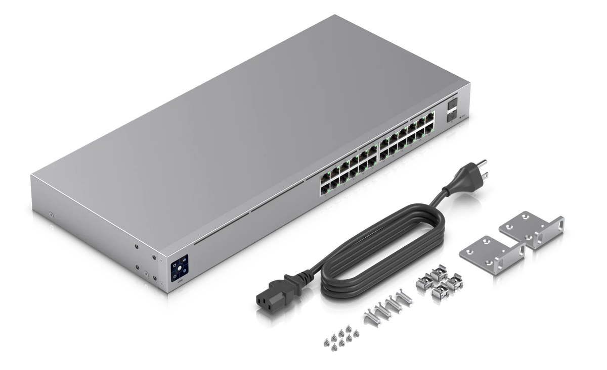24p Switch Ubiquiti UniFi Gen2 24P + 2SFP - USW-24-AU – Mega Market