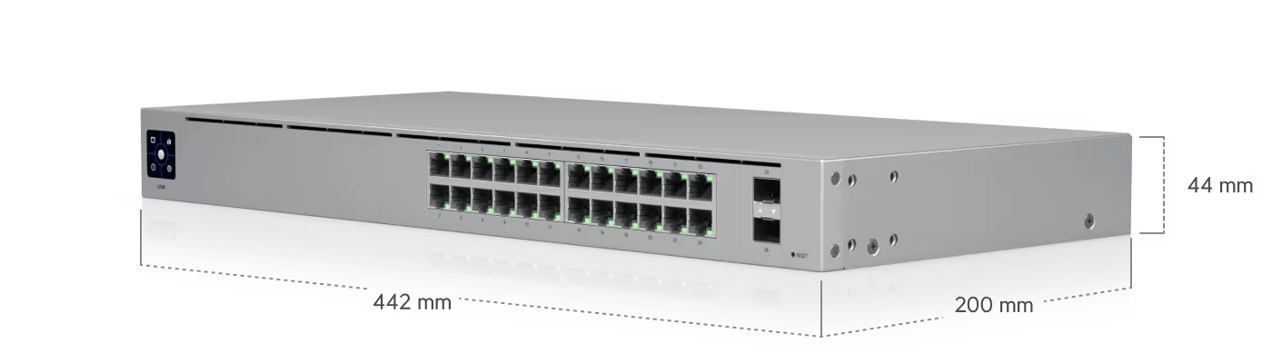 Switch Ubiquiti UniFi Gen2 24P + 2SFP - USW-24-AU - Mega Market