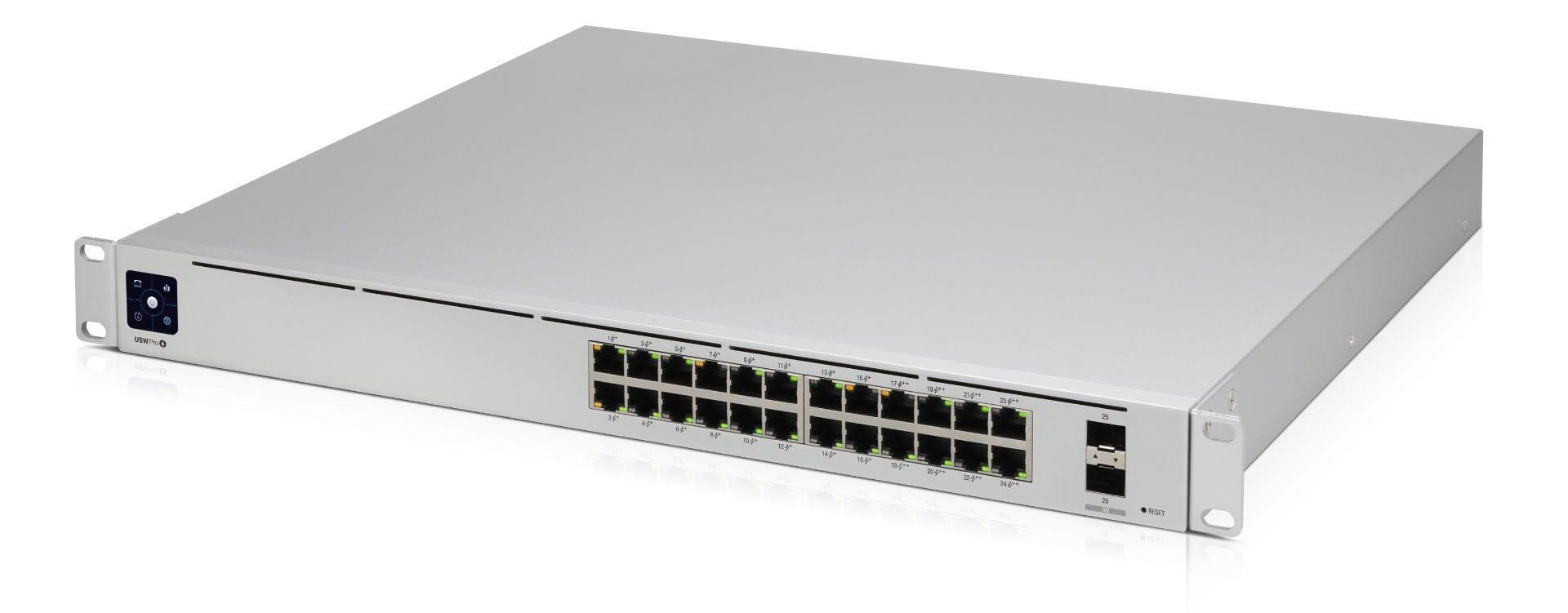 Switch Ubiquiti UniFi Pro G2 24P PoE+2SFP+ USW-PRO-24-POE I - Mega Market
