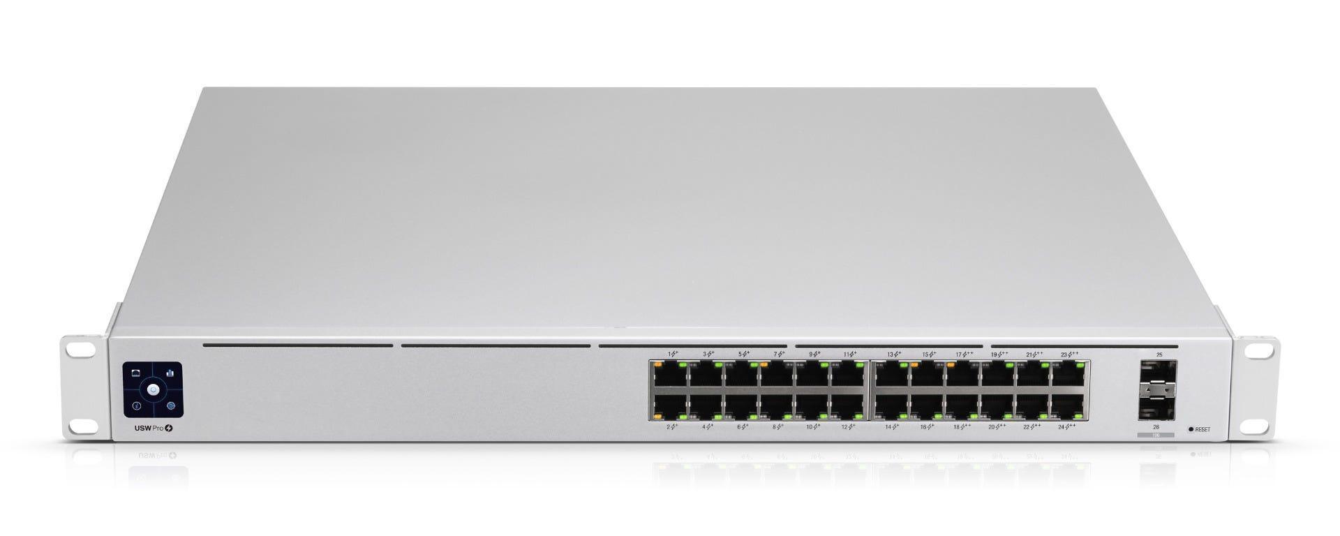 Switch Ubiquiti UniFi Pro G2 24P PoE+2SFP+ USW-PRO-24-POE I - Mega Market