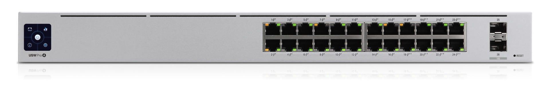 Switch Ubiquiti UniFi Pro G2 24P PoE+2SFP+ USW-PRO-24-POE I - Mega Market