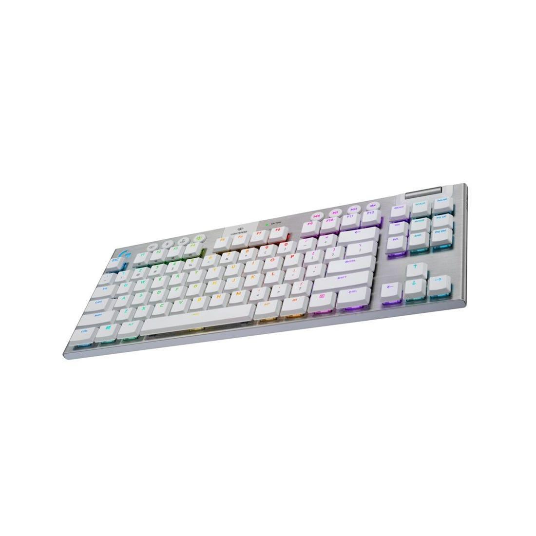 Teclado Gamer Logitech G915 Branco TLK Sem fio 920-009660 - Mega Market