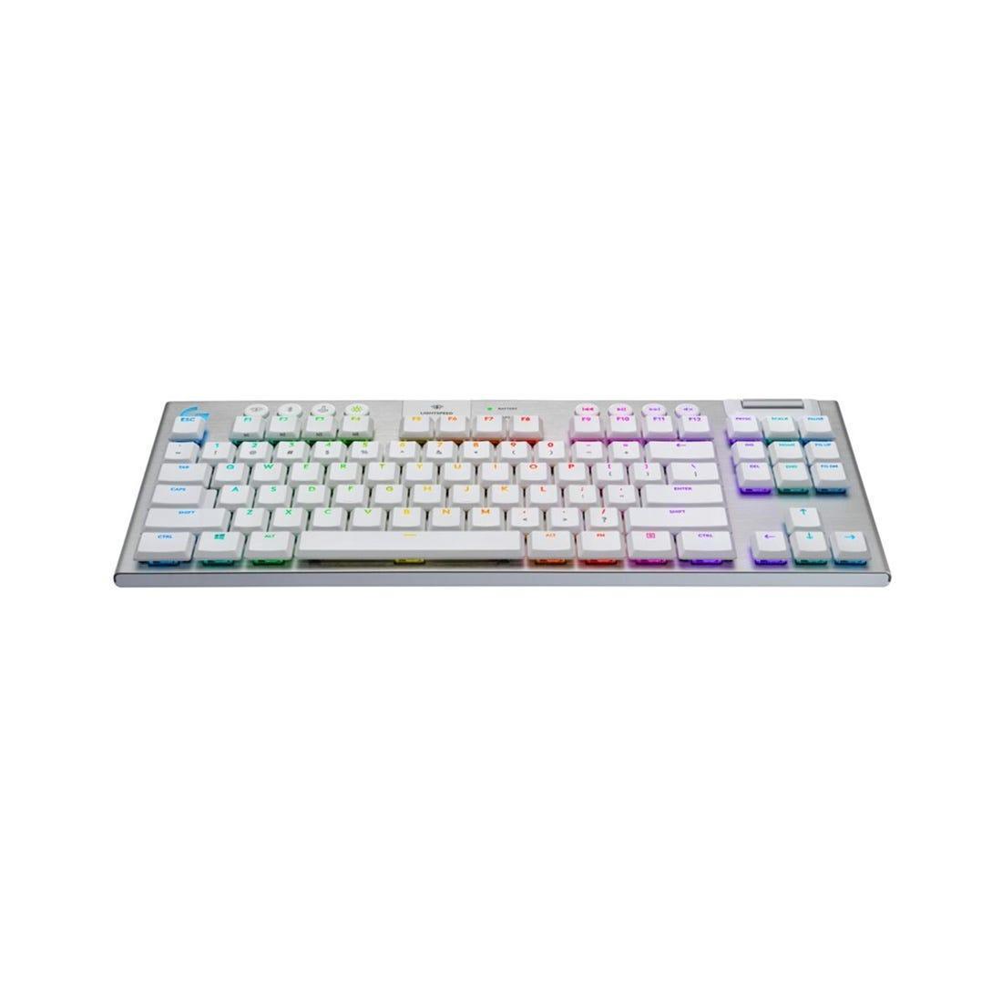 Teclado Gamer Logitech G915 Branco TLK Sem fio 920-009660 - Mega Market