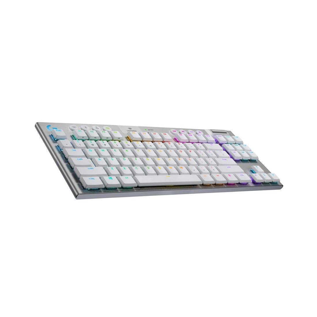 Teclado Gamer Logitech G915 Branco TLK Sem fio 920-009660 - Mega Market