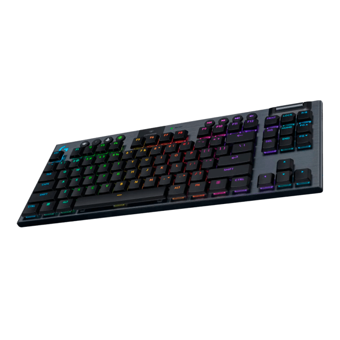 Teclado Gamer Logitech G915 X TKL Preto Sem Fio - 920-012715 - Mega Market