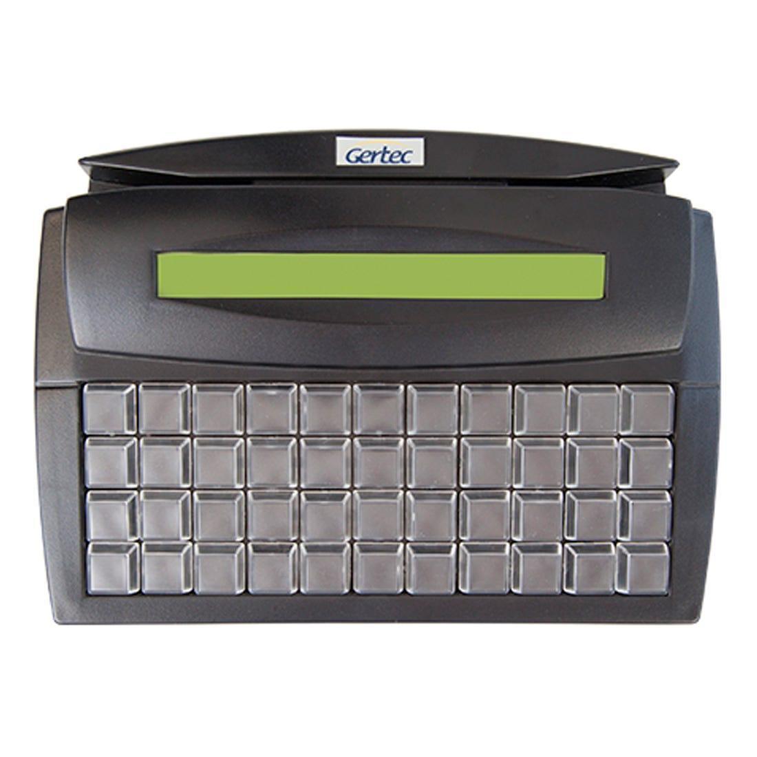 Teclado Gertec Preto TEC 44 C/ DISPLAY USB 00409871 - Mega Market
