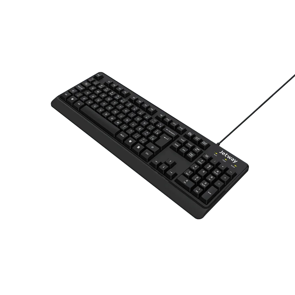 Teclado Jetway JMK-201 USB ABNT2 - 000415 – Mega Market