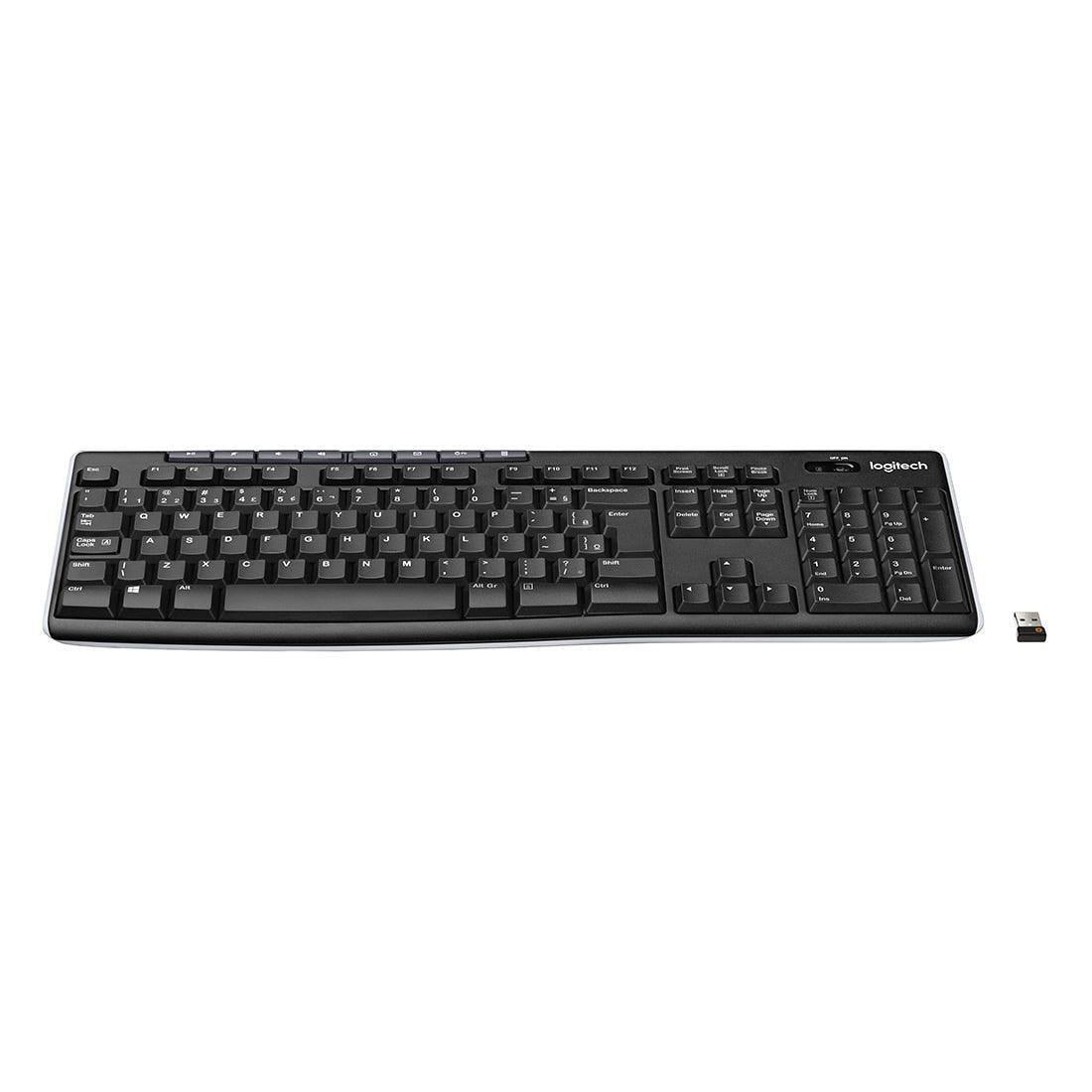 Teclado Logitech K270 Preto sem fio - 920-004427 - Mega Market