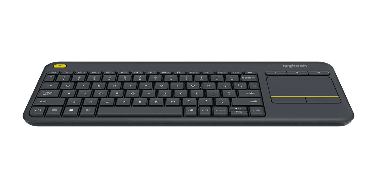 Teclado Logitech K400 Plus Wireless - 920-007125-B - Mega Market