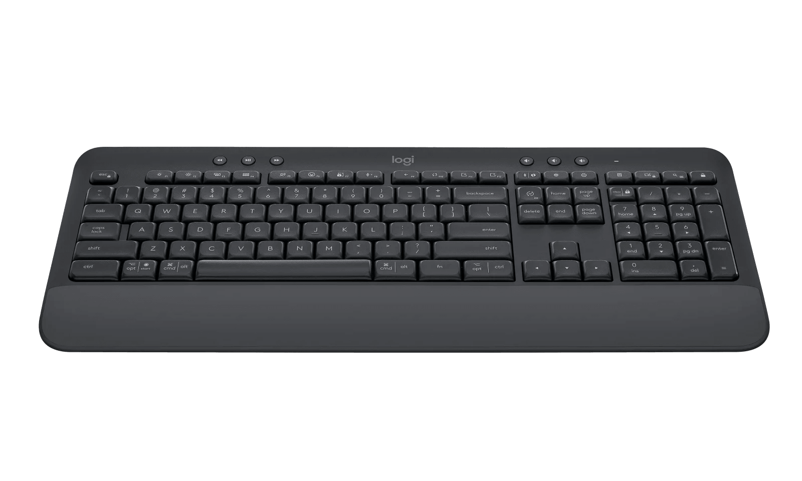Teclado Logitech K650 Signature Grafite Padrão US - 920-010911 - Mega Market