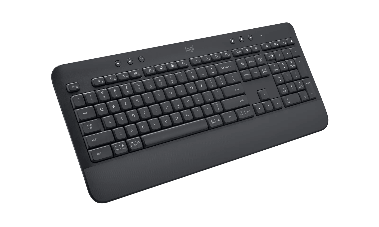 Teclado Logitech K650 Signature Grafite Padrão US - 920-010911 - Mega Market
