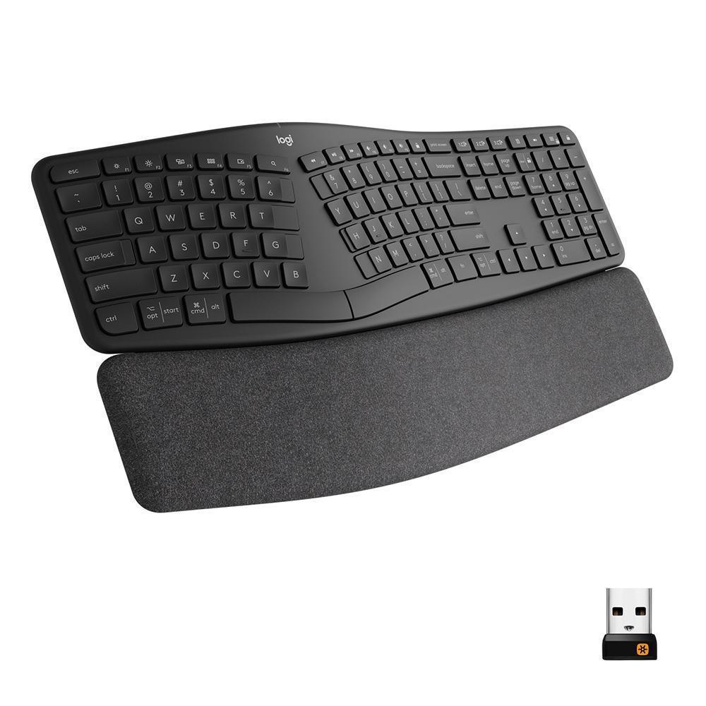 Teclado Logitech K860 Ergo Pt s/fio Padrão US 920-009169-V - Mega Market