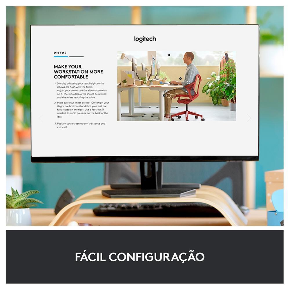 Teclado Logitech K860 Ergo Pt s/fio Padrão US 920-009169-V - Mega Market