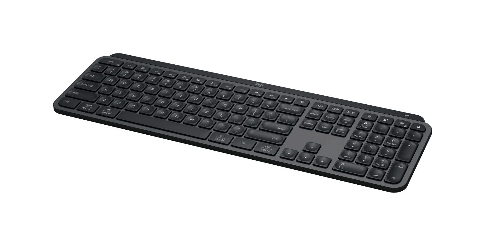 Teclado Logitech MX Keys S Preto Sem fio Padrão US - 920-011563 - Mega Market