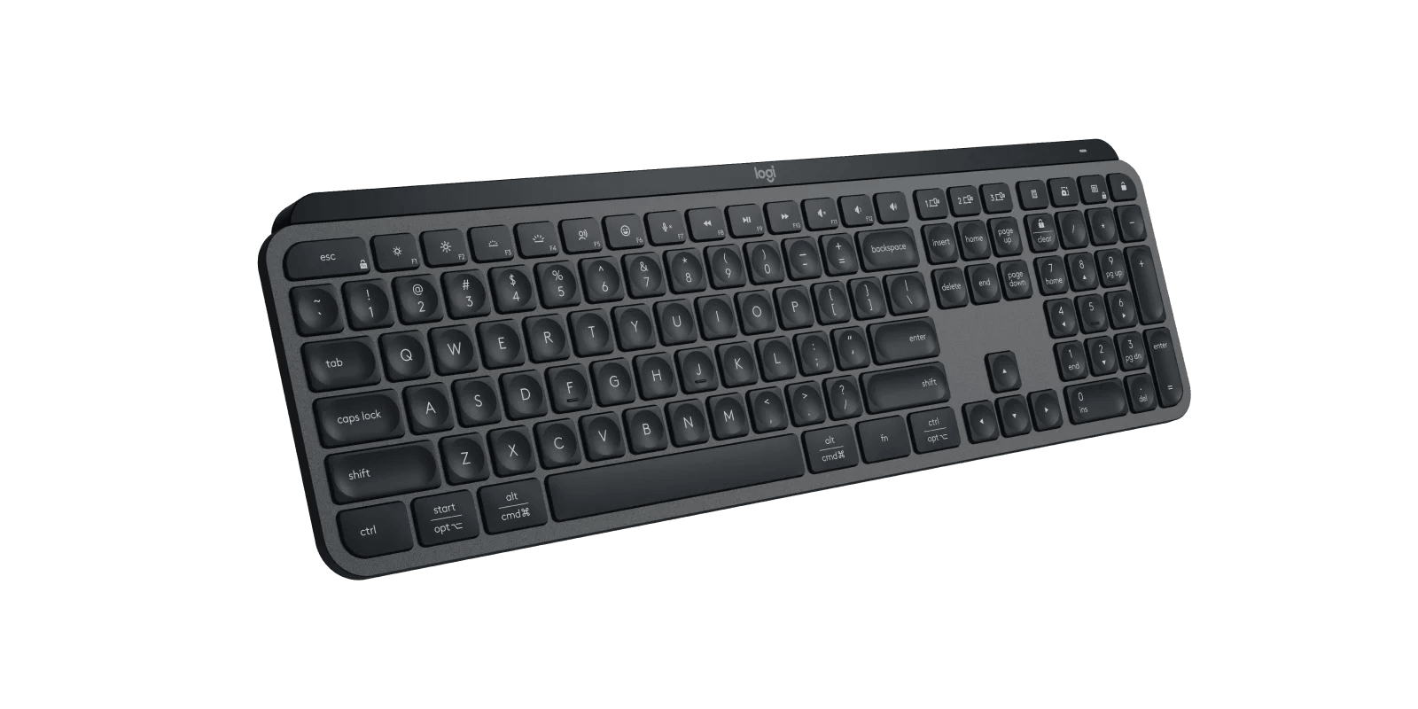 Teclado Logitech MX Keys S Preto Sem fio Padrão US - 920-011563 - Mega Market