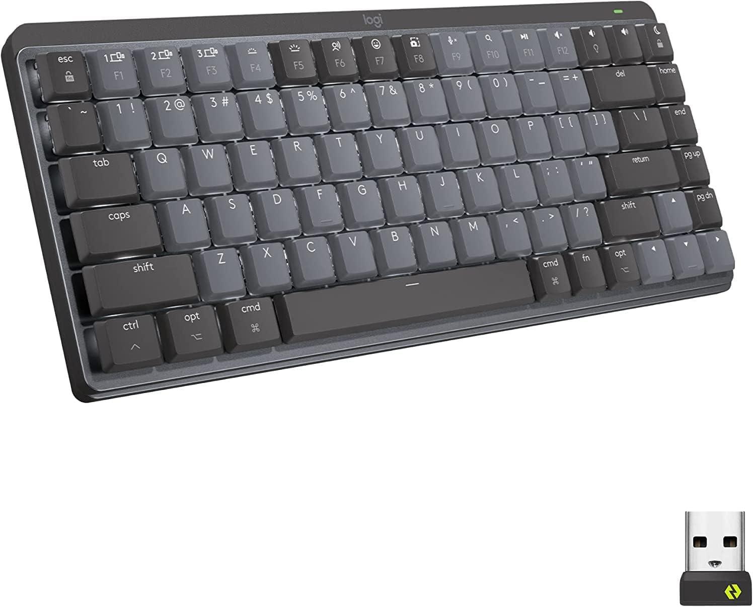Teclado Logitech MX Mechanical Mini sem Fio 920-010783-V - Mega Market