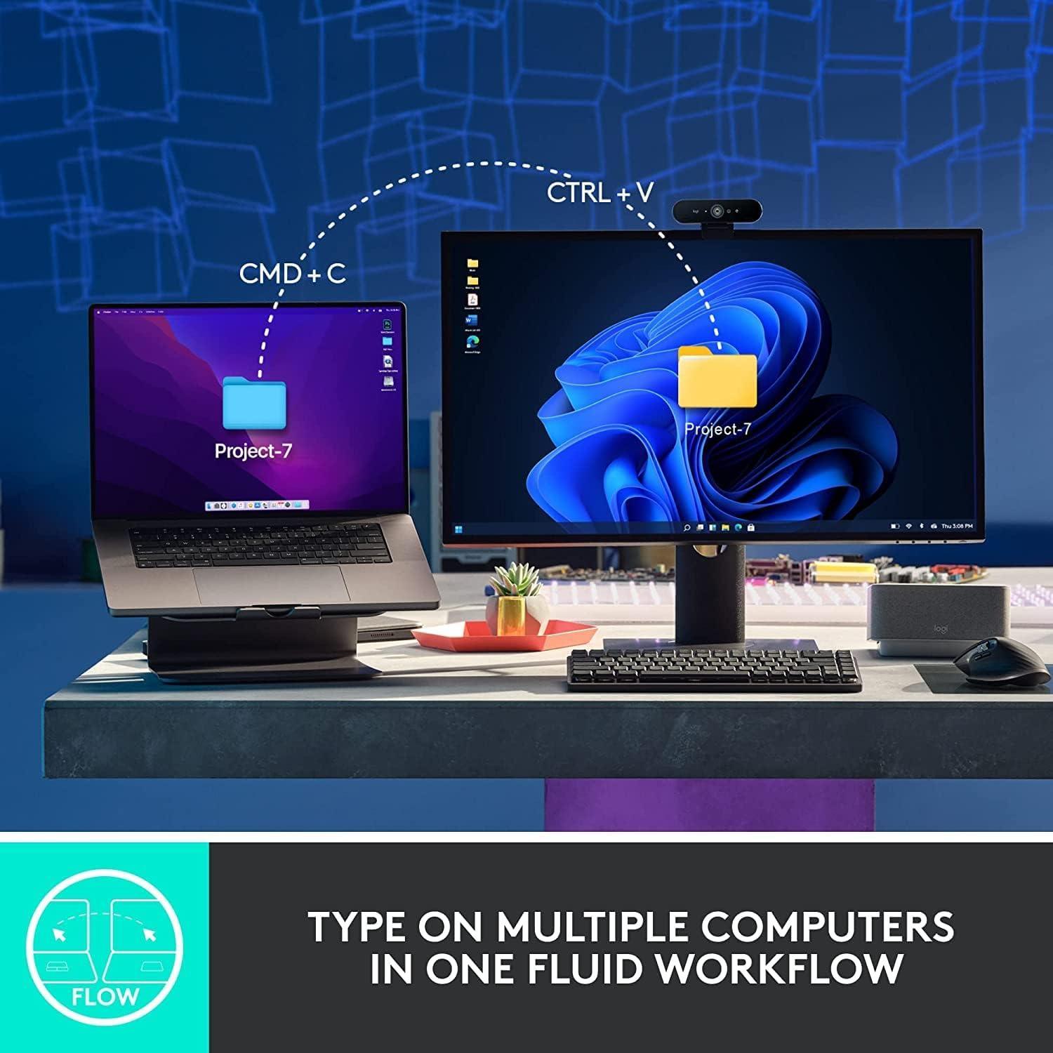 Teclado Logitech MX Mechanical Mini sem Fio 920-010783-V - Mega Market