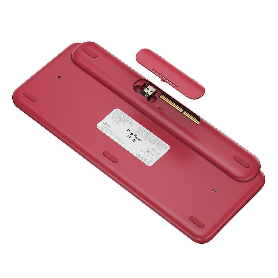 Teclado Logitech POP Keys Heartbreaker s/Fio US 920-010712-C - Mega Market