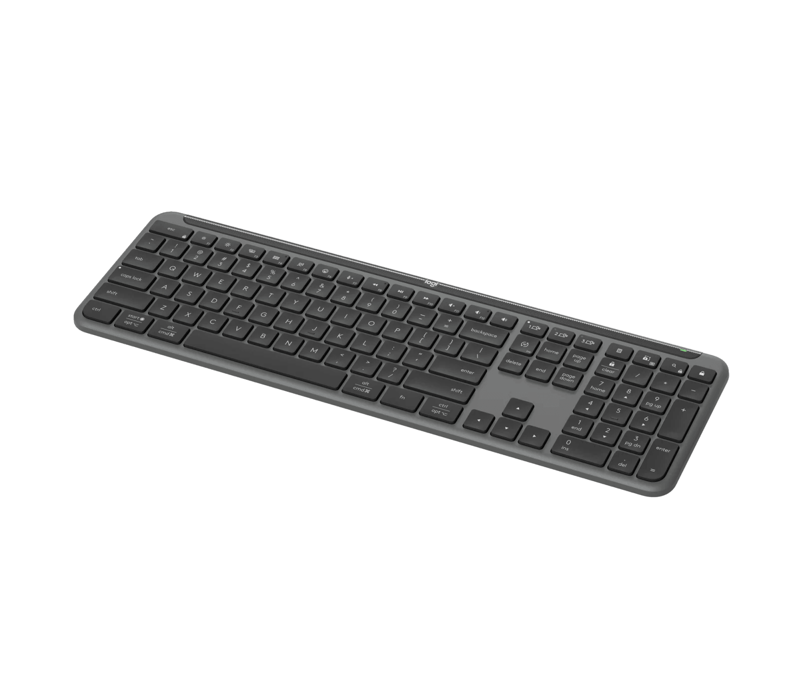 Teclado Logitech Signature Slim K950 Grafite Padrão US - 920-012433 - Mega Market
