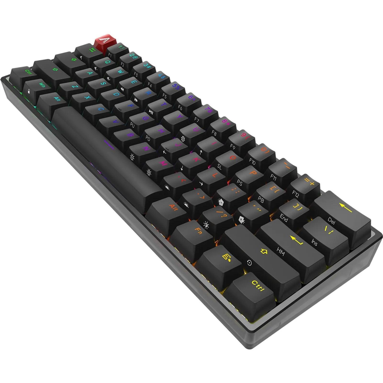 Teclado Mecânico Gamer AOC Cherry MX RED RGB - AGK600BR/FG - Mega Market