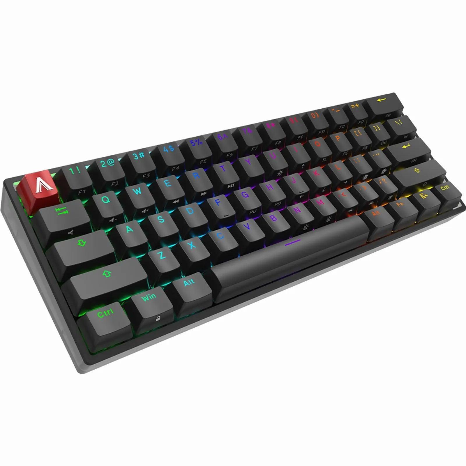 Teclado Mecânico Gamer AOC Cherry MX RED RGB - AGK600BR/FG - Mega Market