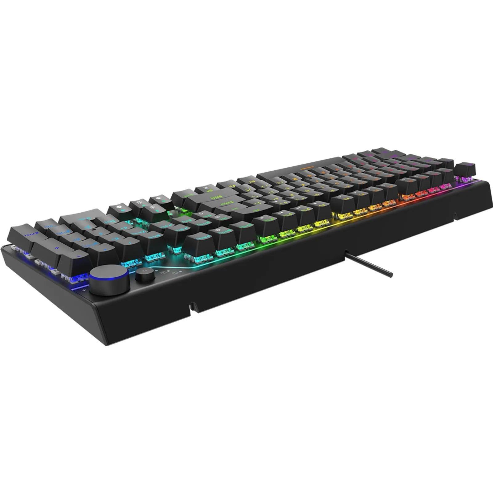 Teclado Mecânico Gamer AOC Switch AOC RED RGB - GK530BR/FG - Mega Market