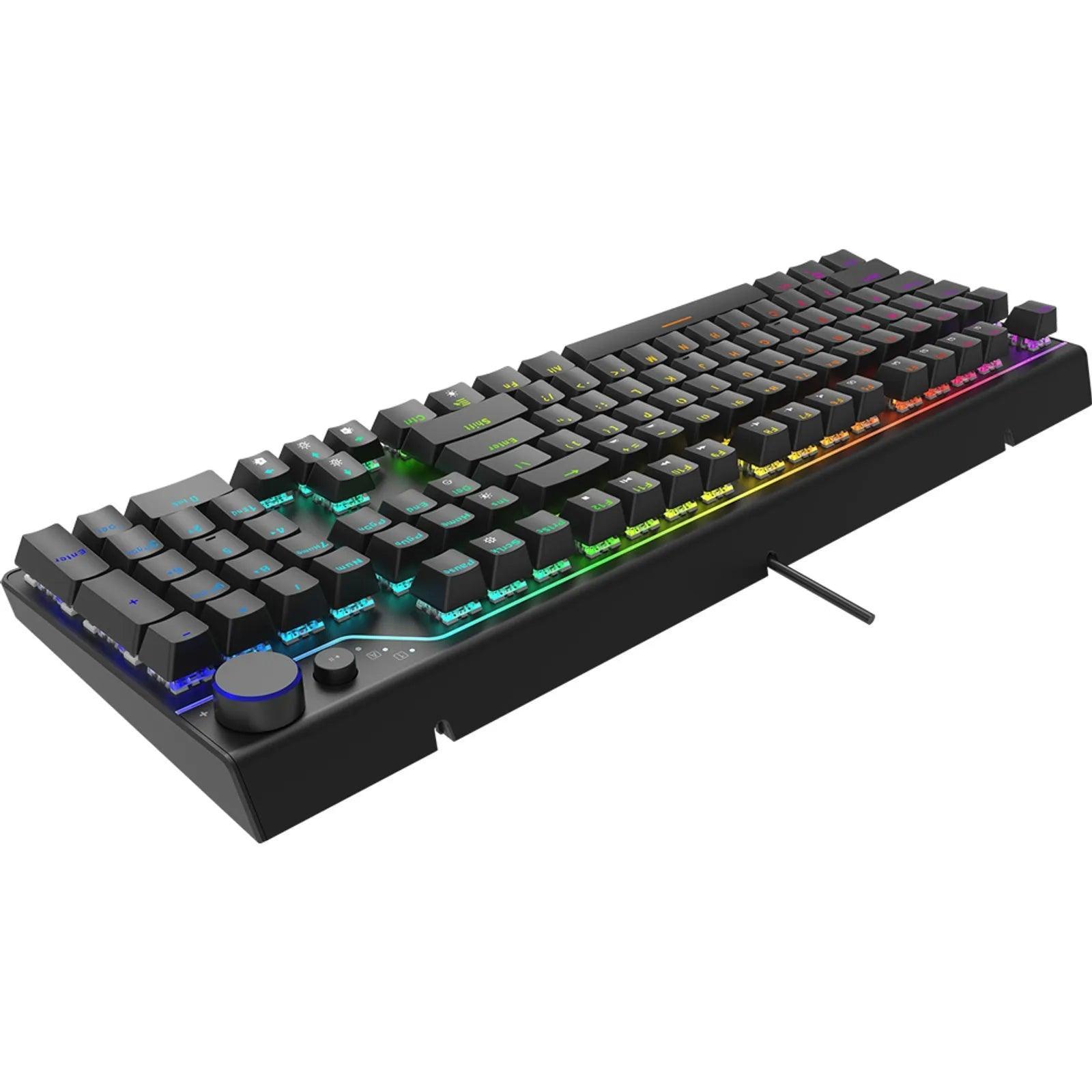 Teclado Mecânico Gamer AOC Switch AOC RED RGB - GK530BR/FG - Mega Market