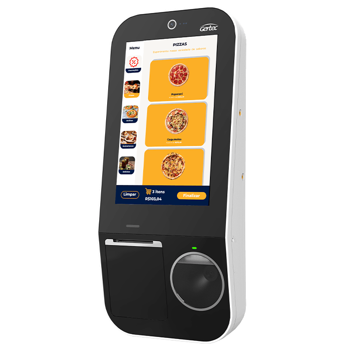Terminal Auto Atendimento Gertec Smart Kiosk SK210 - 40001280 - Mega Market