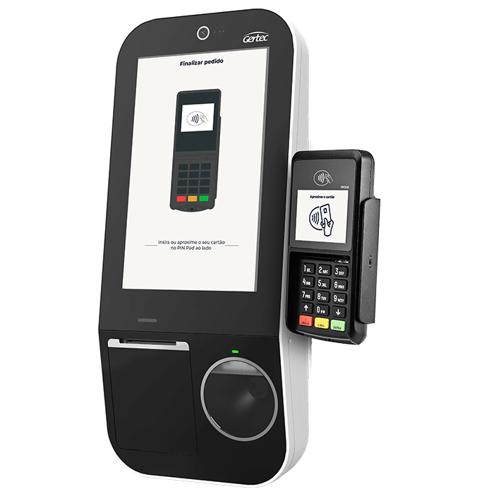 Terminal Auto Atendimento Gertec Smart Kiosk SK210 - 40001280 - Mega Market