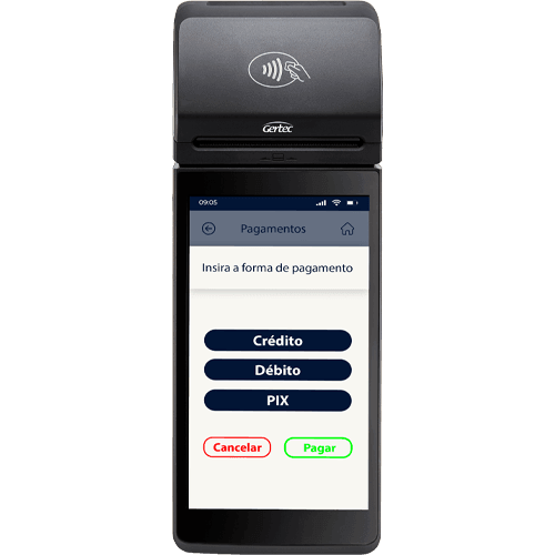 Terminal de Vendas Gertec GPOS720 PDV Android - 50801101 - Mega Market