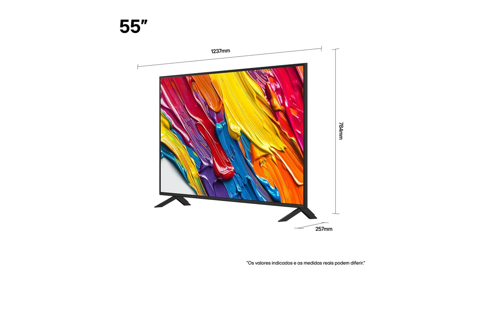 Smart TV LG 55" 4K QNED WebOS 25 - 55QNED82ASG