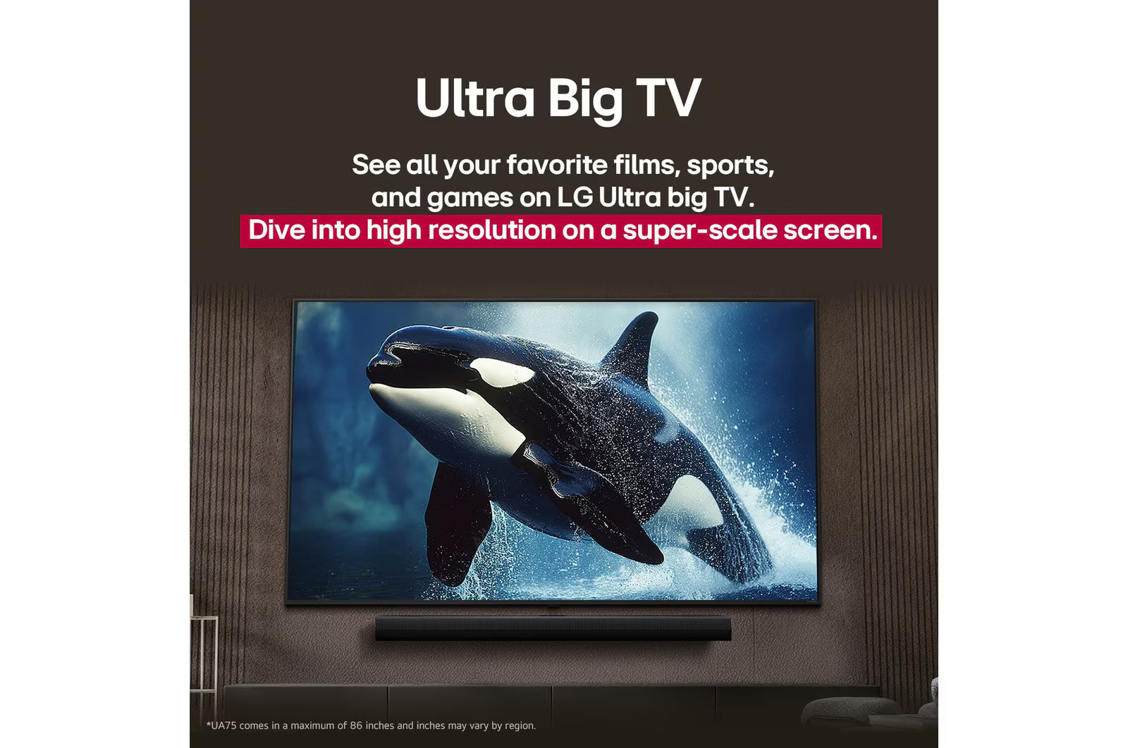 Smart TV LG Profissional 65" LED 4K UHD - 65AU801C0SA