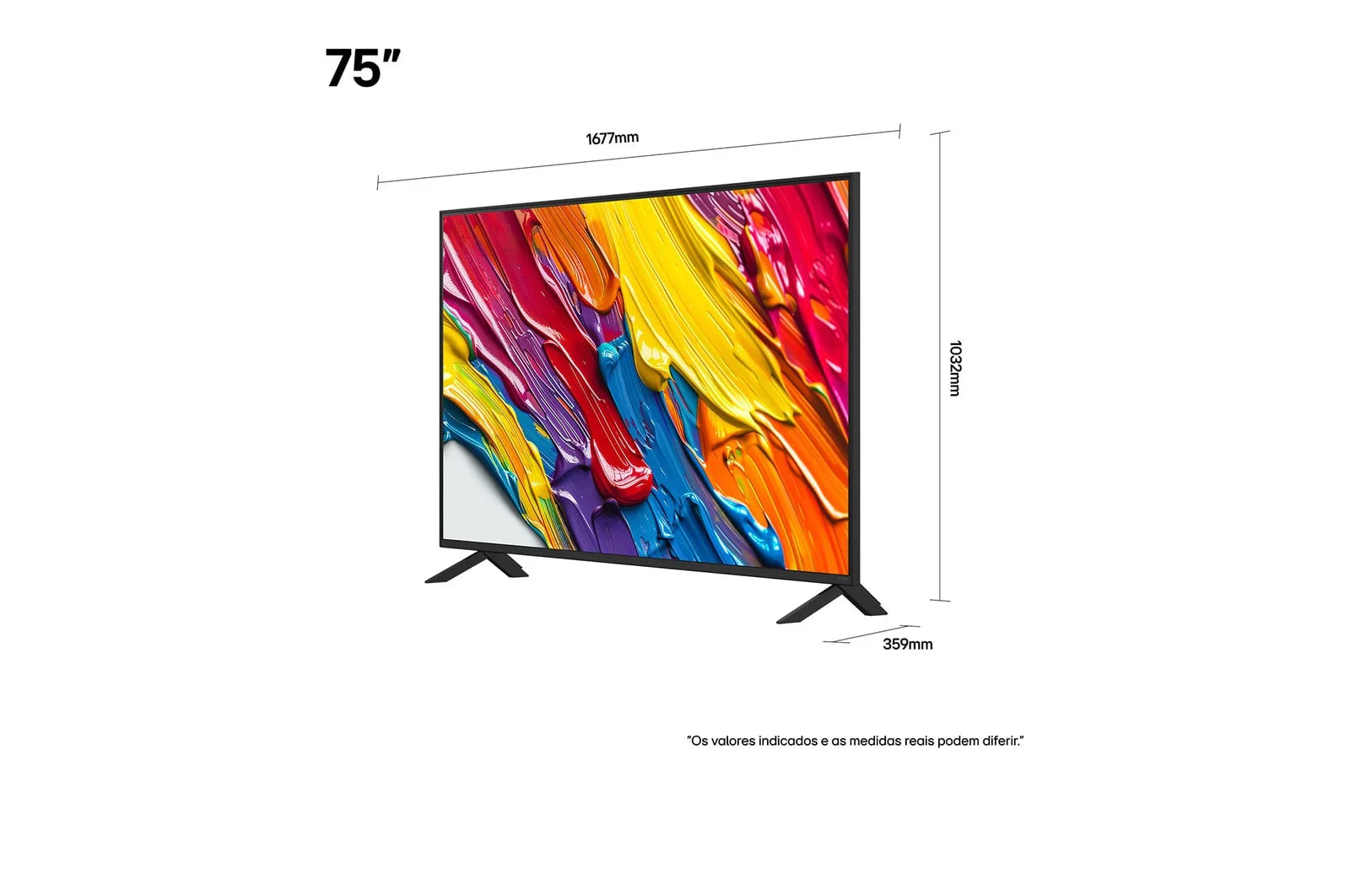 Smart TV LG 75" 4K QNED WebOS 25 - 75QNED82ASG