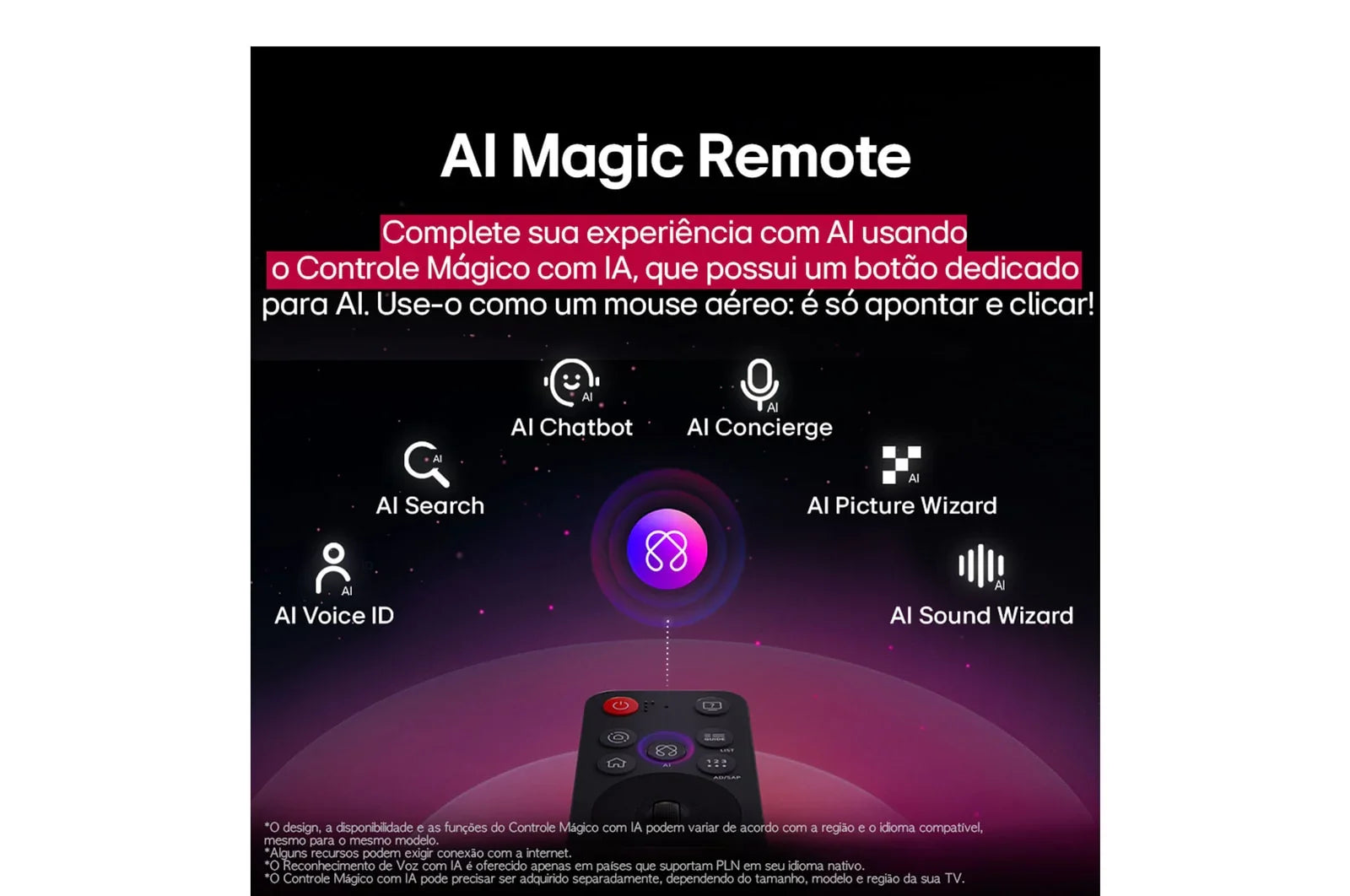 Smart TV LG 55" 4K QNED WebOS 25 - 55QNED82ASG