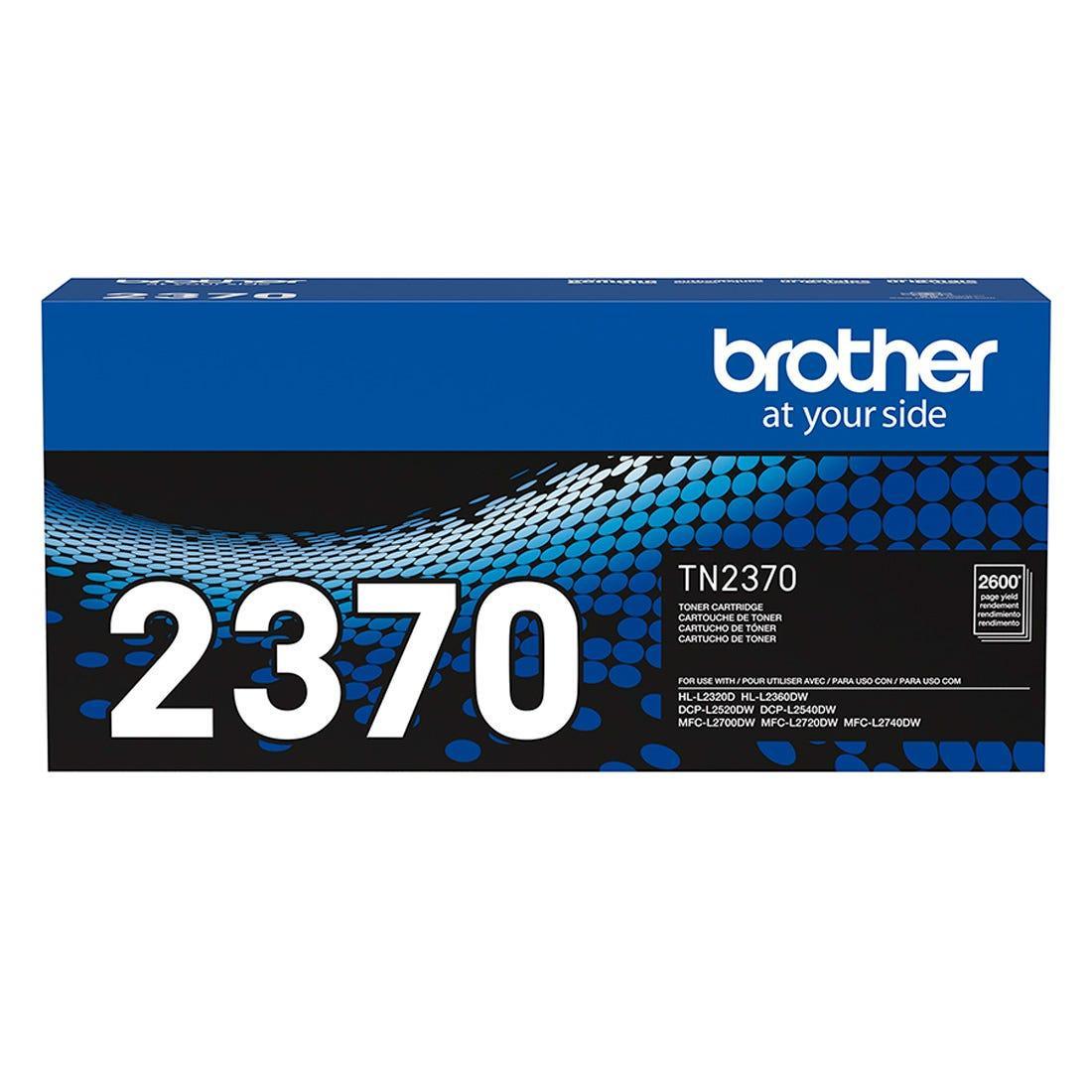 Toner Brother Preto 2.6K - TN2370BR - Mega Market
