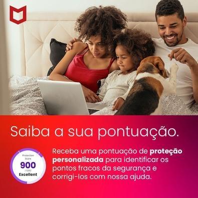 Total Protection McAfee 5 Dispositivos 12 meses Produto físico - MACF0009-BOX - Mega Market
