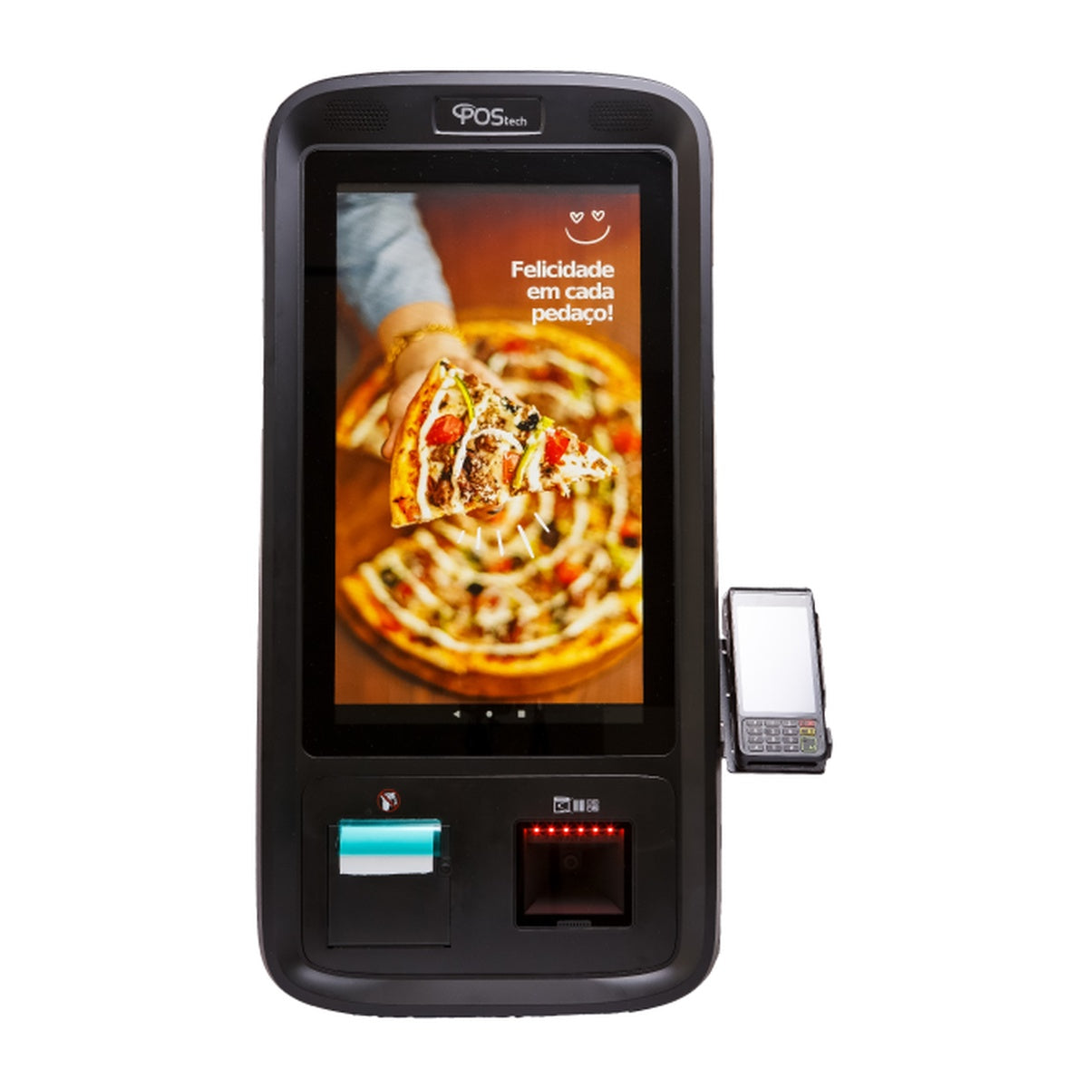 Totem Autoatendimento Postech 21.5" Branco POS-K210A - SKU POS-K210A
