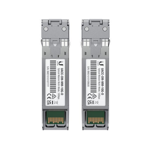Transceiver Ubiquiti 2 LC MM SFP+ 300m - UACCOMMM10GD2 I - Mega Market
