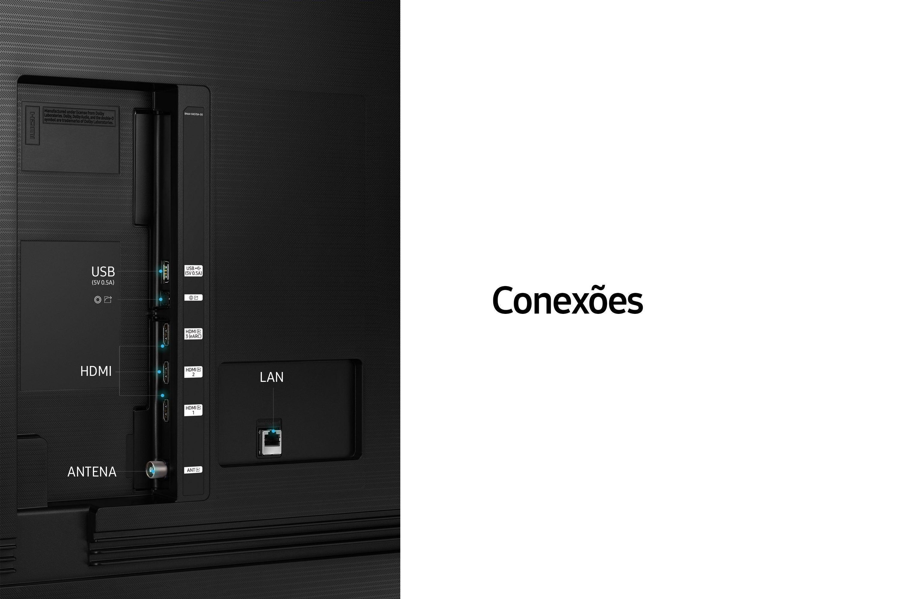 TV Samsung Smart LED 4K 43" UN43AU7700GXZD - Mega Market