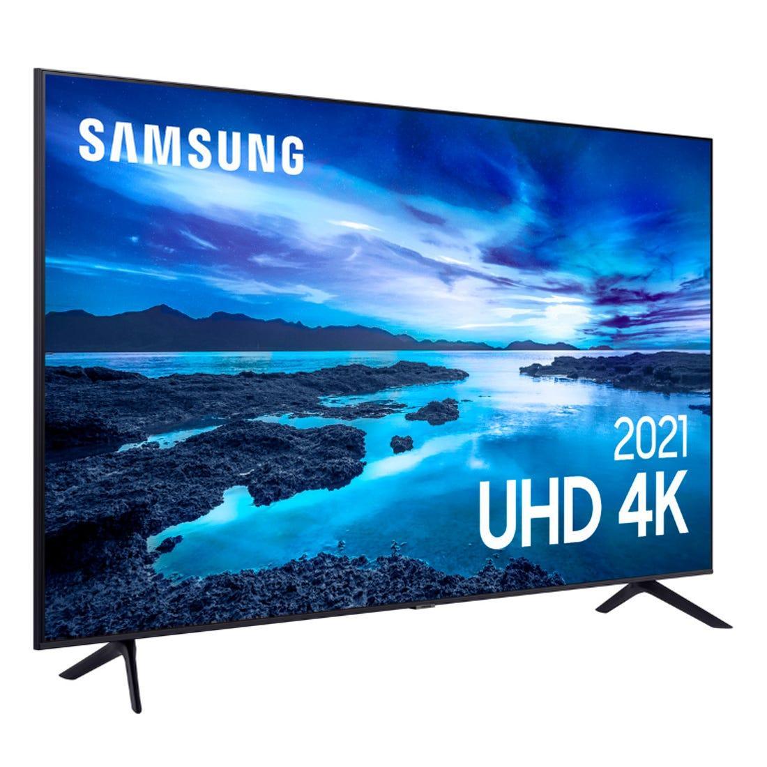 TV Samsung Smart LED 4K 55" UN55AU7700GXZD - Mega Market