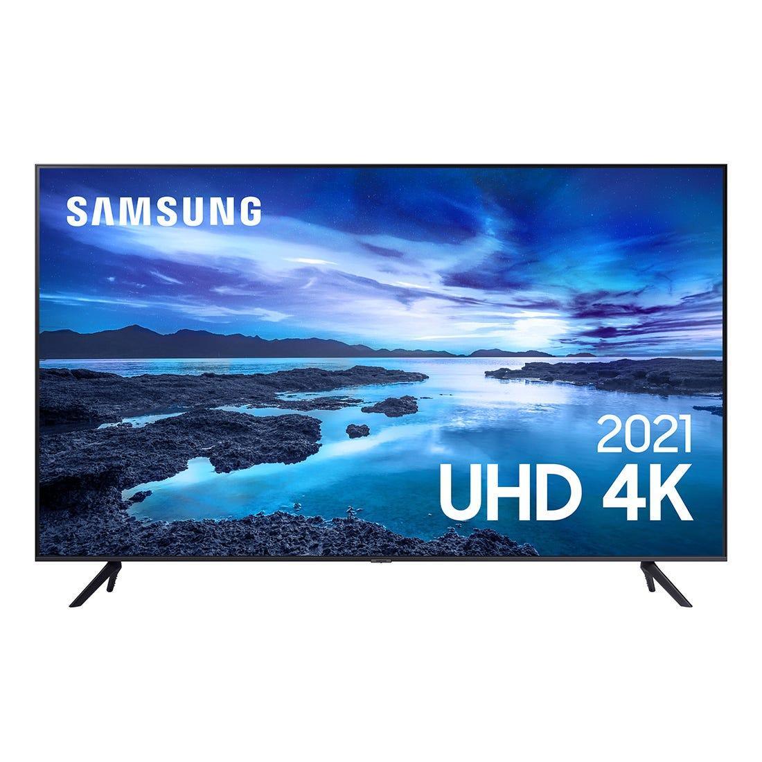 TV Samsung Smart LED 4K 75" - UN75AU7700GXZD - Mega Market