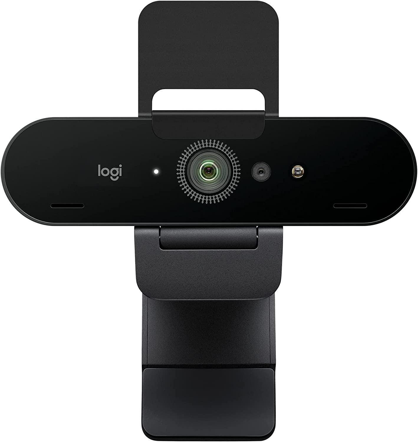 Webcam Logitech 4K PRO Ultra HD Preta 960-001178-V - Mega Market