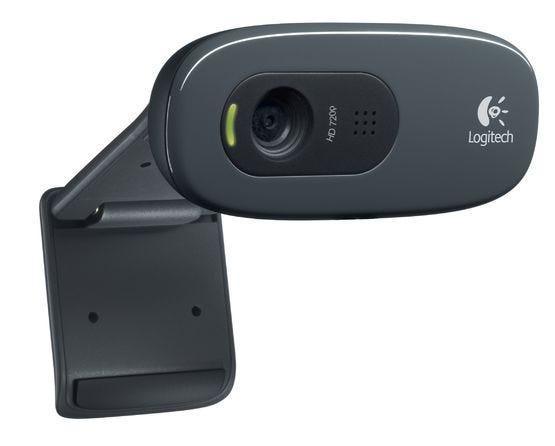 Webcam Logitech C270 HD720p Preta 960-000694 - Mega Market